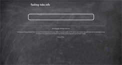 Desktop Screenshot of fucking-tube.info